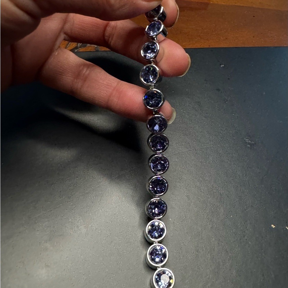 Touchstone Crystal Ice Bracelet Dark Purple Ice Bracelet. NIB. - Picture 9 of 12